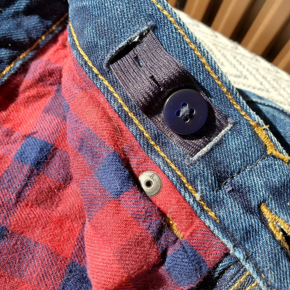 Land's End Boys flannel lined boys jeans